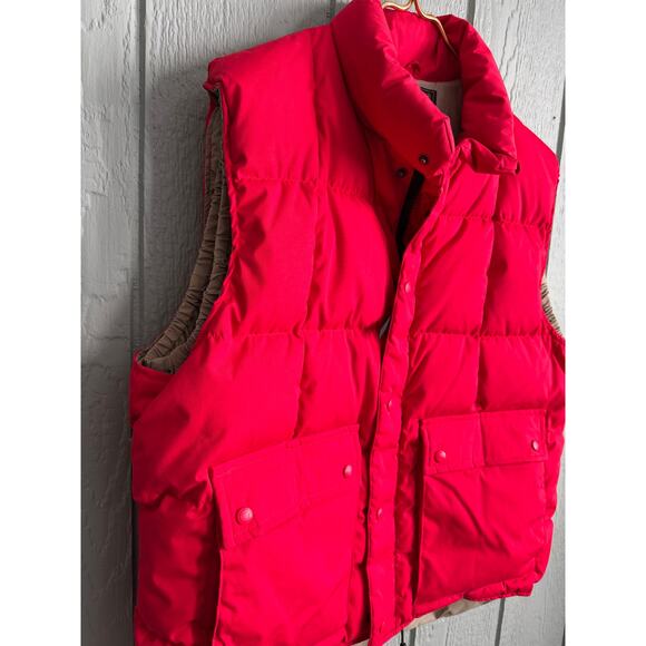 Vintage Eddie Bauer Goose Down Vest – Men’s XL – Made in USA – Red Puffer - Picture 2 of 6